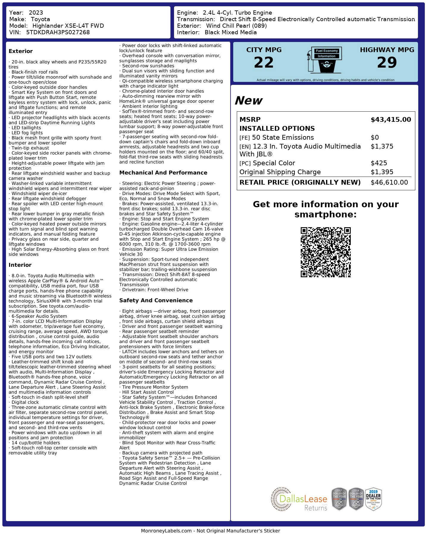 Used 2023 Toyota Highlander XSE image 2