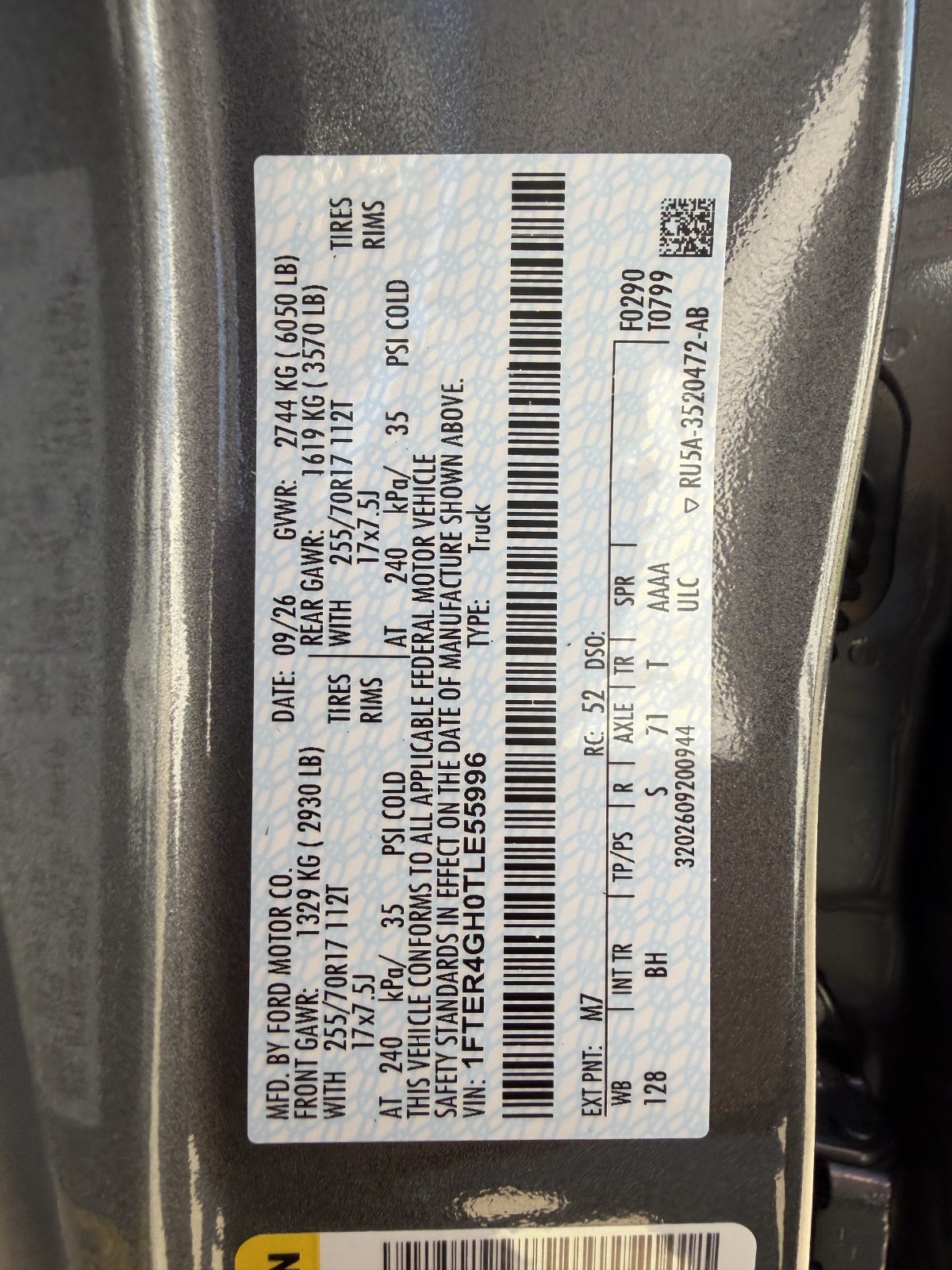 New 2026 Ford Ranger XLT w/ Equipment Group 301A High RWD image 25