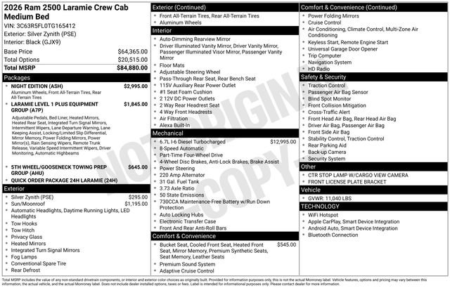 New 2026 RAM 2500 Laramie w/ Night Edition image 2