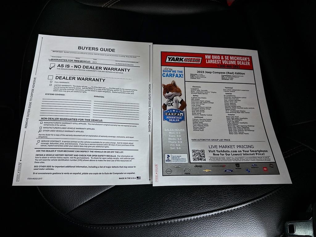 Certified 2023 Jeep Compass Limited image 42