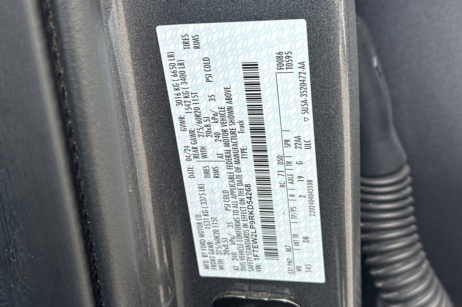 Used 2024 Ford F150 STX AWD/4WD image 21