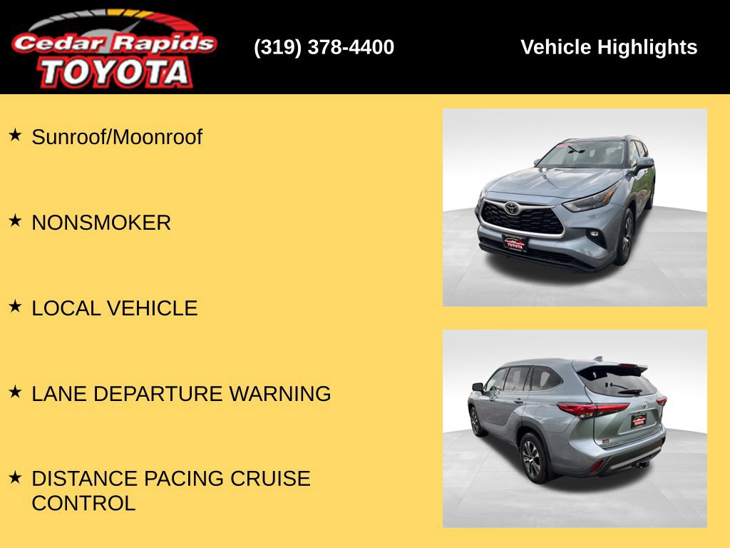 Used 2022 Toyota Highlander XLE AWD/4WD image 21