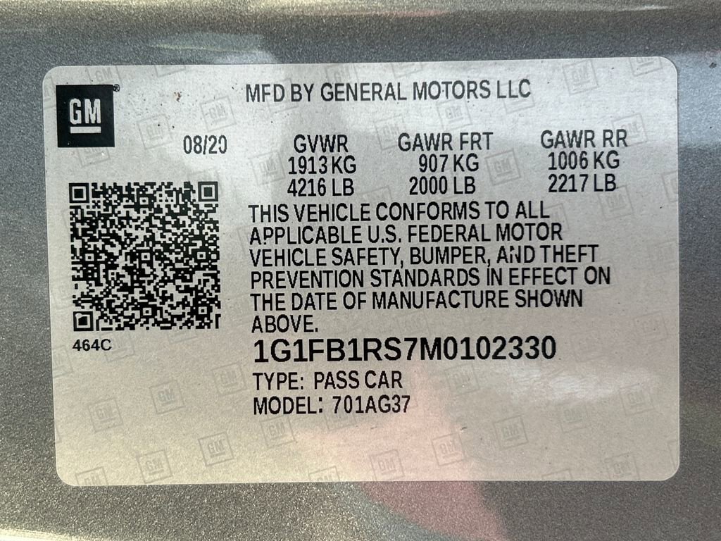 Used 2021 Chevrolet Camaro LT image 31