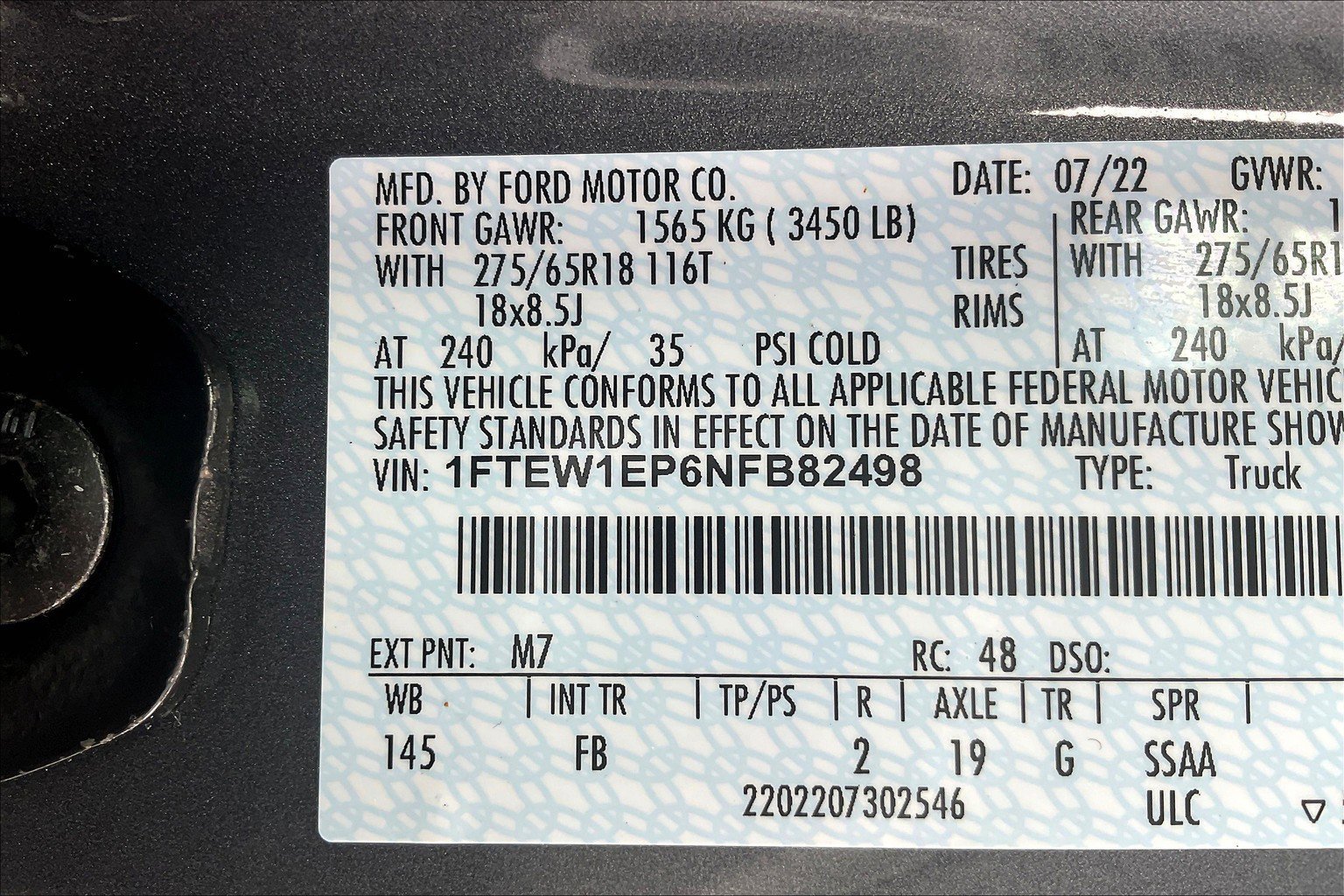 Used 2022 Ford F150 XLT w/ Equipment Group 301A Mid image 34