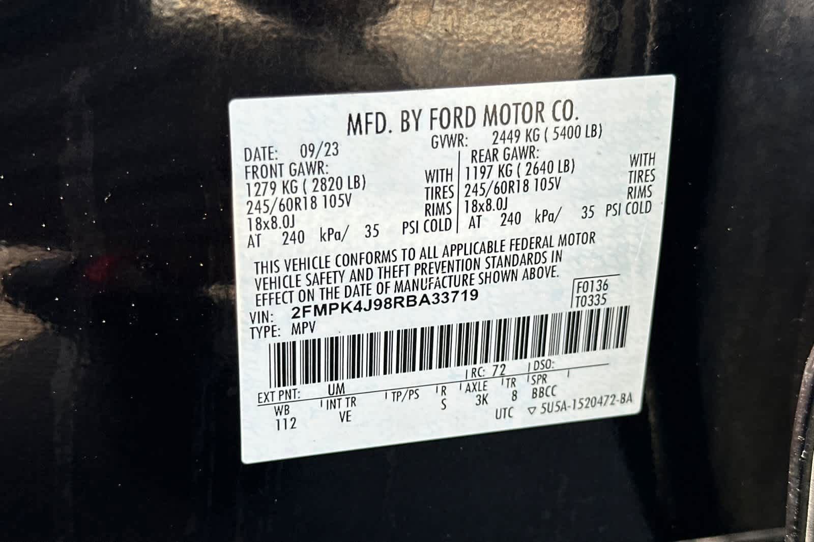 Certified 2024 Ford Edge SEL w/ Convenience Package image 29