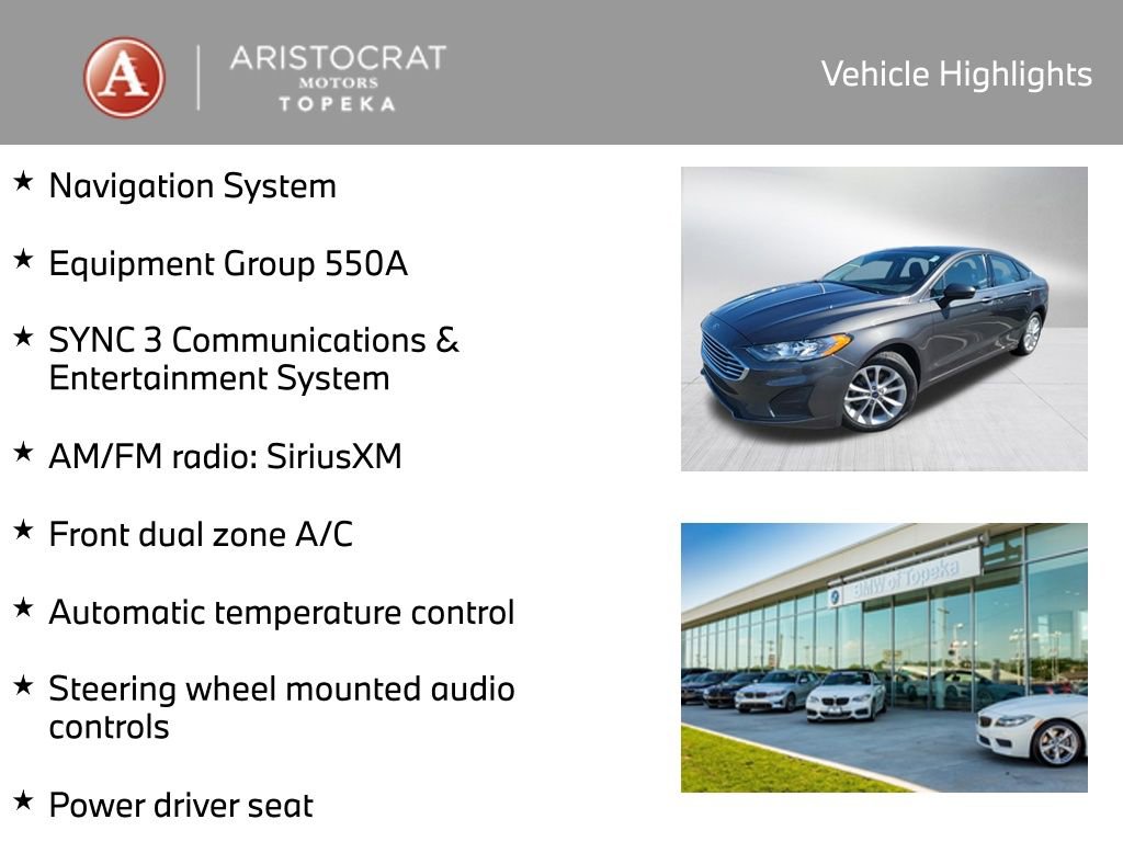 Used 2020 Ford Fusion SE image 2