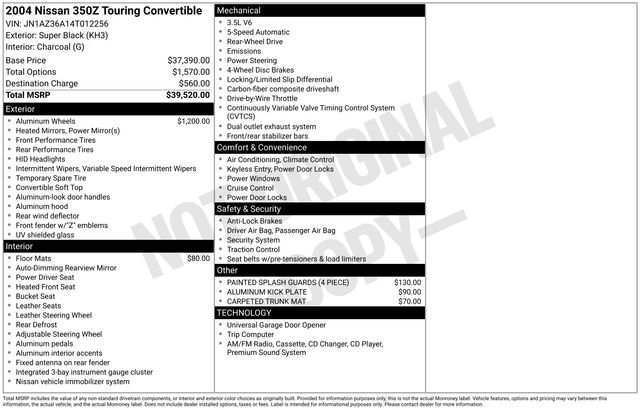 Used 2004 Nissan 350Z Touring image 2