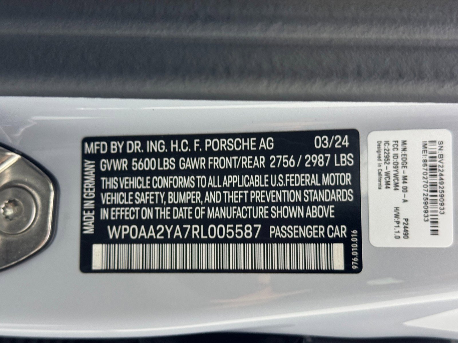 Used 2024 Porsche Panamera 4 w/ Premium Package image 50