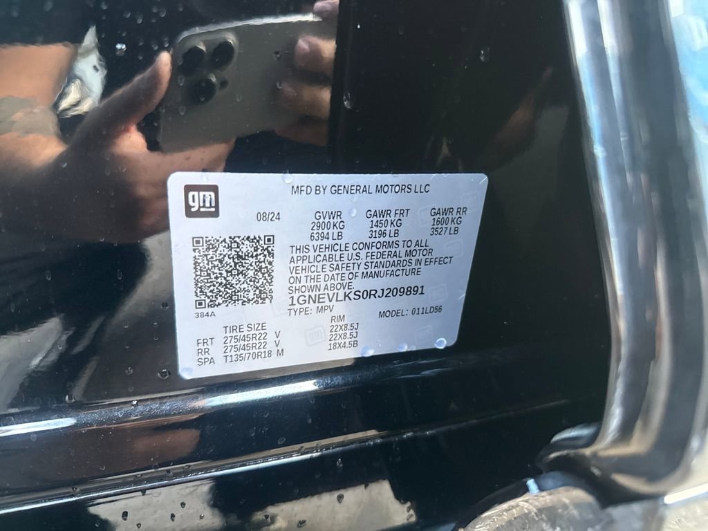 Used 2024 Chevrolet Traverse RS w/ LPO, Floor Liner Package image 30