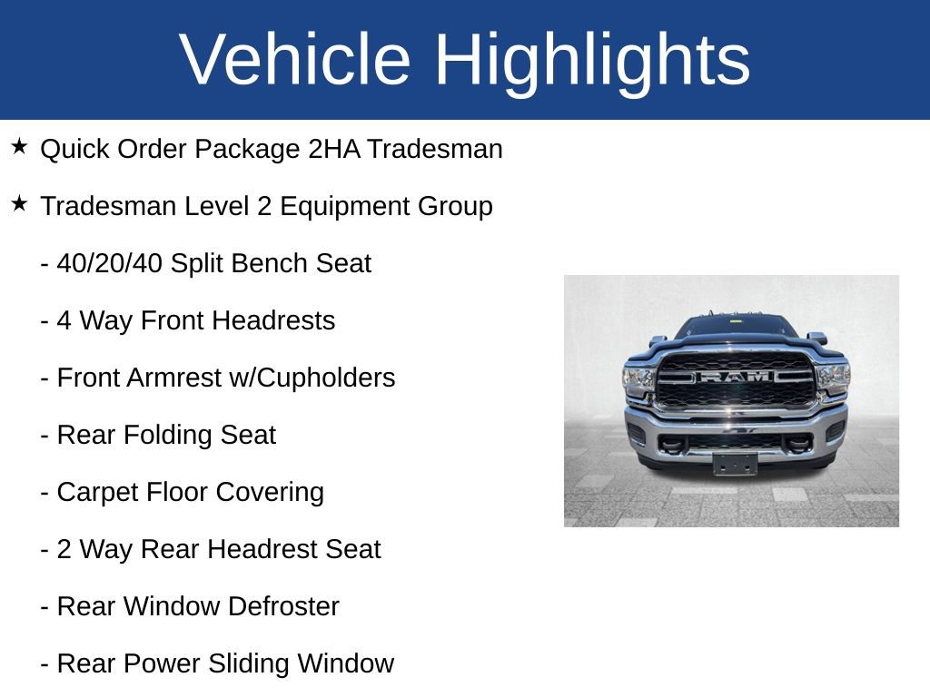 Used 2022 RAM 2500 Tradesman AWD/4WD image 3