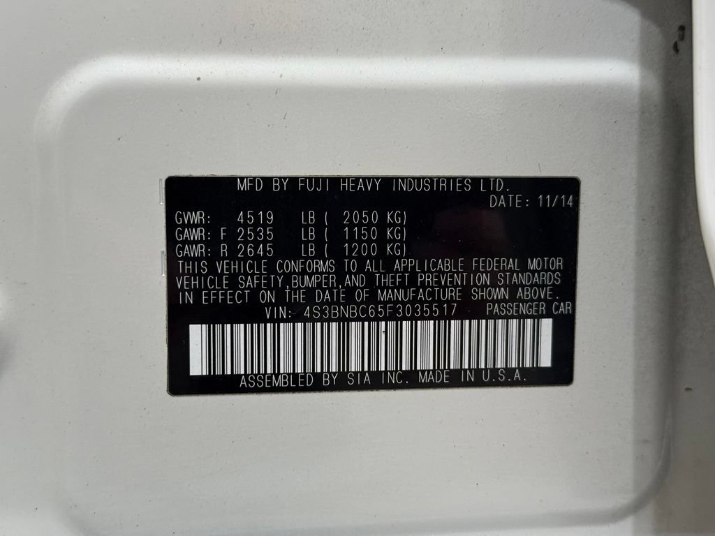 Used 2015 Subaru Legacy 2.5i Premium AWD/4WD image 28