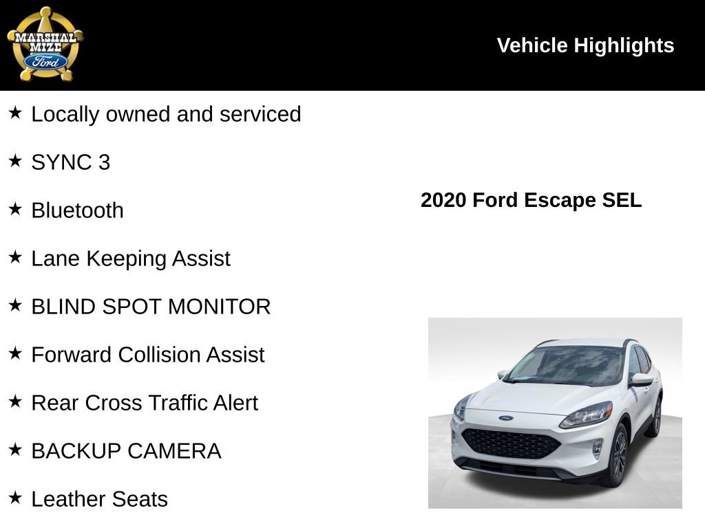 Used 2020 Ford Escape SEL image 2
