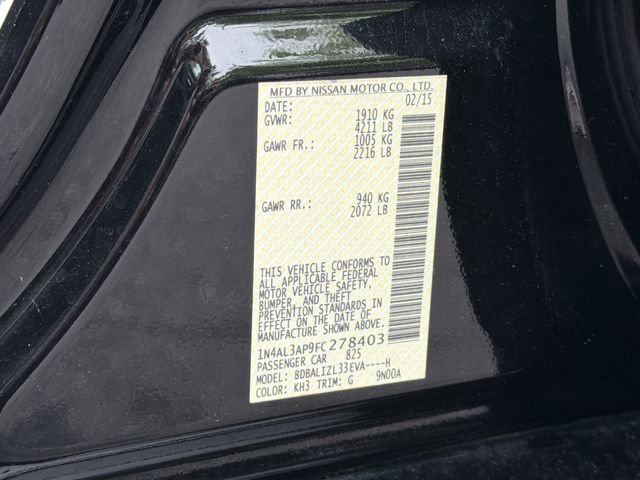 Used 2015 Nissan Altima 2.5 SV FWD image 32