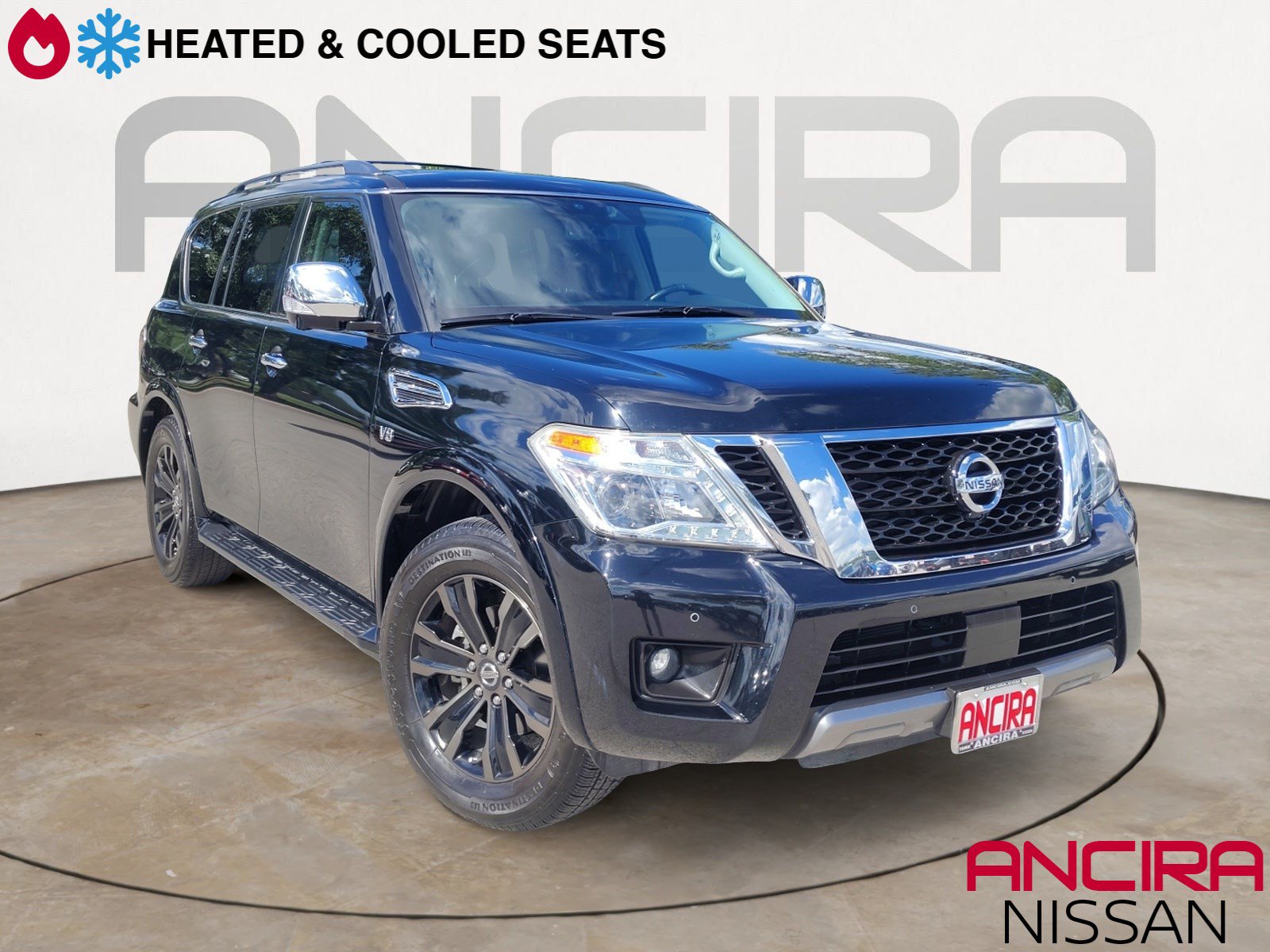 Used 2019 Nissan Armada Platinum w/ Captain's Chairs Package AWD/4WD image 1