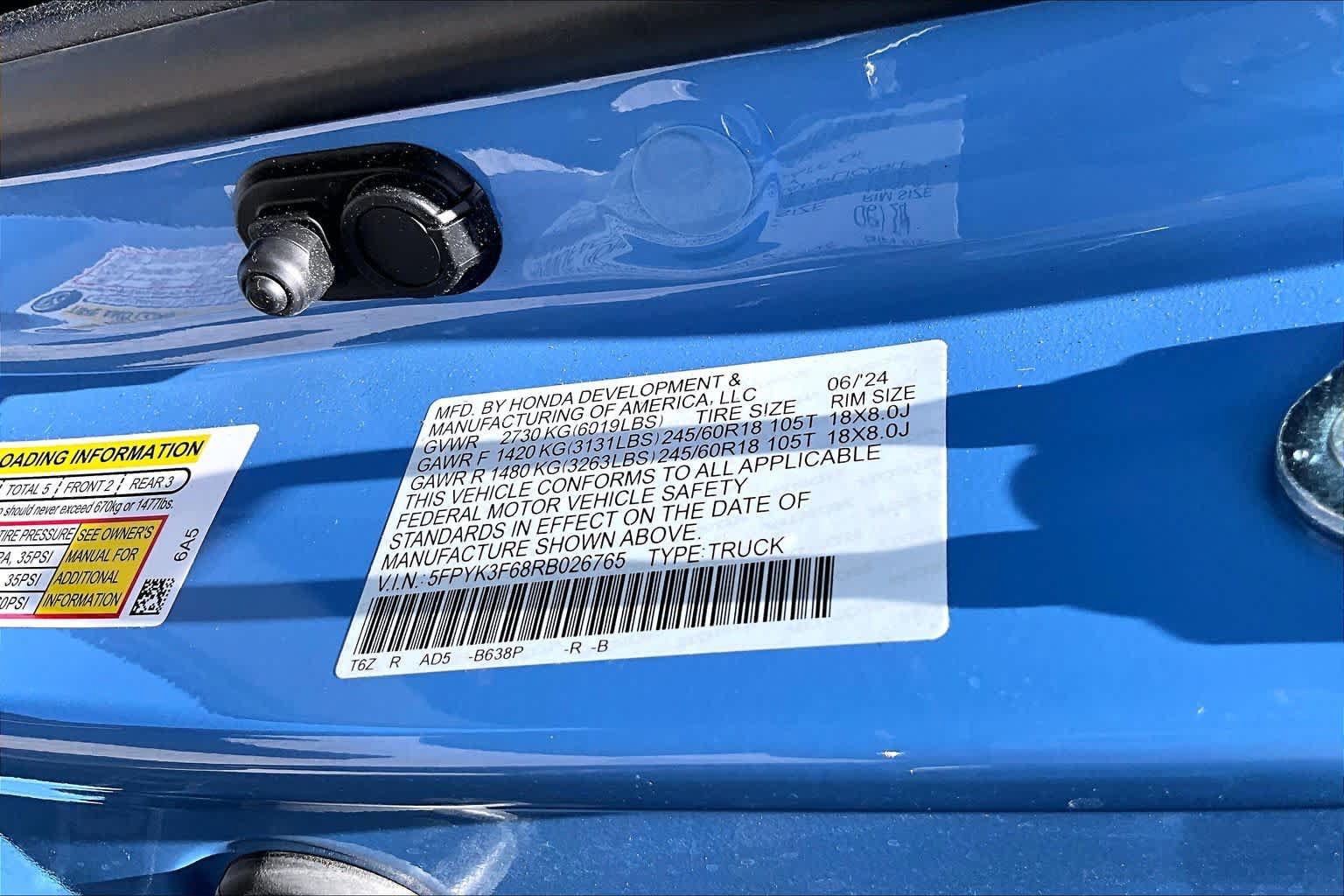 Used 2024 Honda Ridgeline TrailSport image 35
