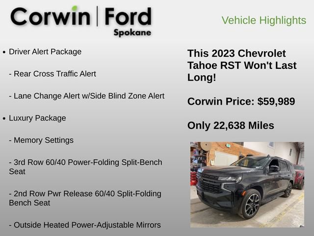 Used 2023 Chevrolet Tahoe RST image 6