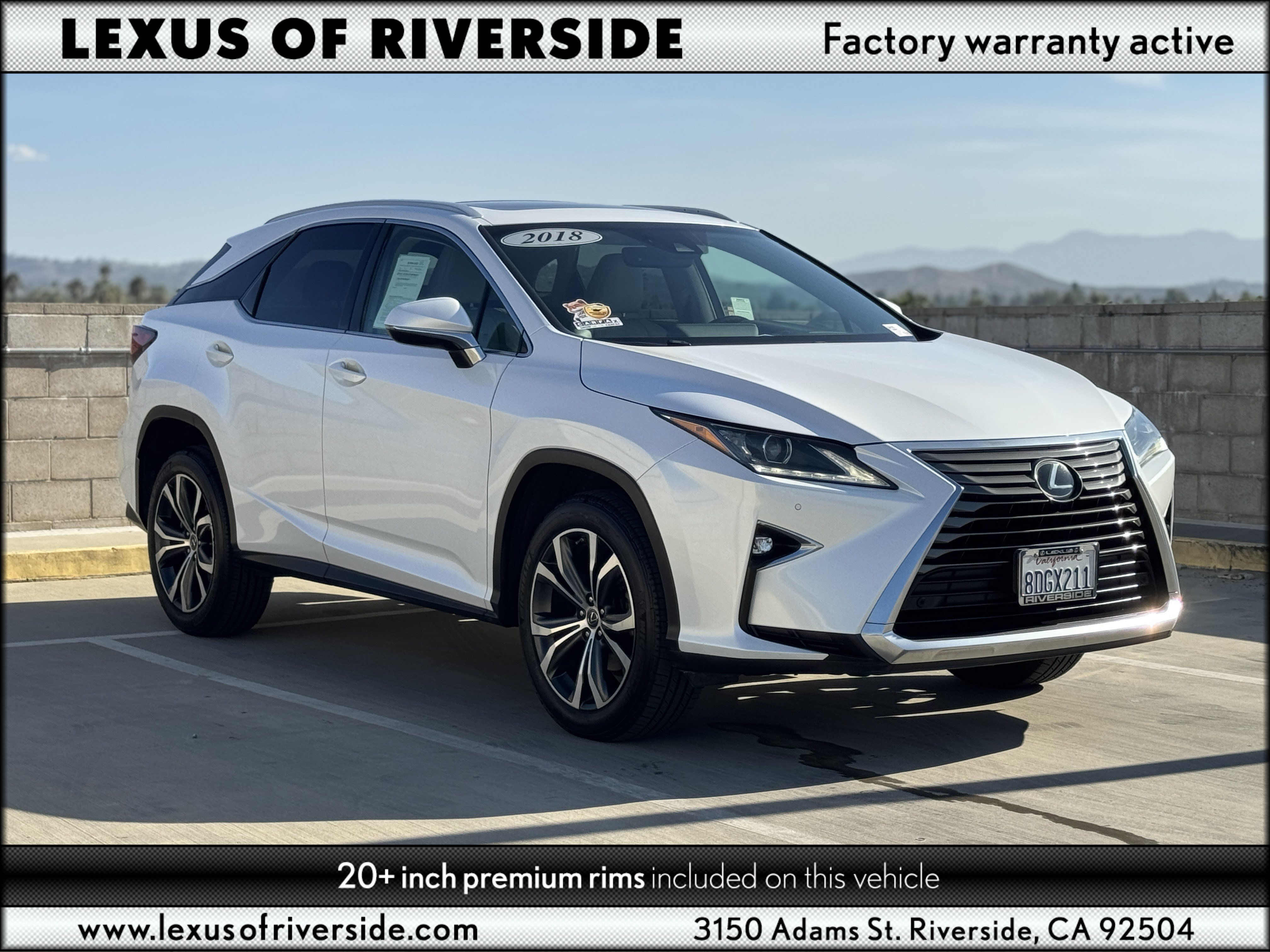 Used 2018 Lexus RX 350 FWD w/ Premium Package image 1