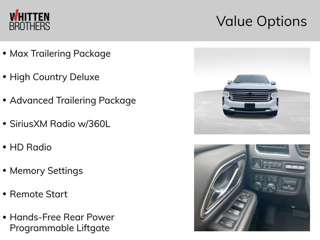 Used 2021 Chevrolet Tahoe High Country AWD/4WD image 3