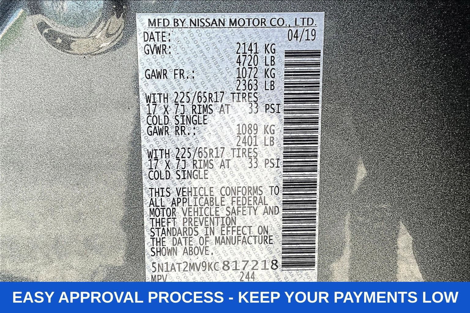 Used 2019 Nissan Rogue S AWD/4WD image 21