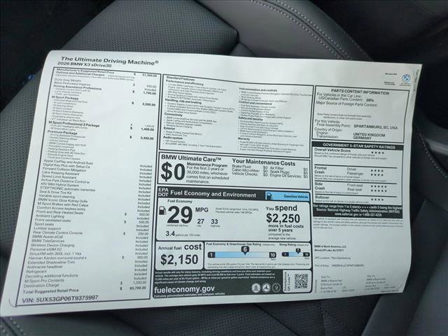 New 2026 BMW X3 xDrive30 image 18