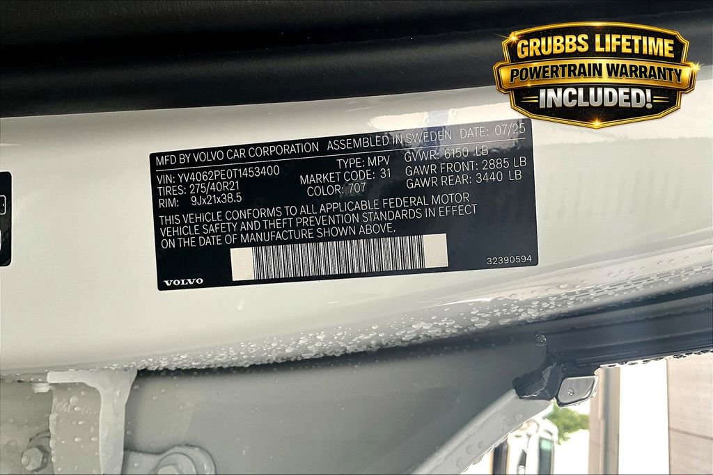 New 2026 Volvo XC90 B6 Plus w/ Protection Package Premier AWD/4WD image 22
