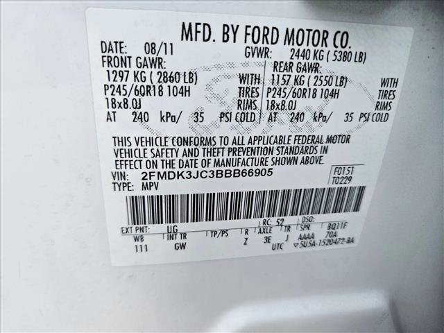 Used 2011 Ford Edge SEL w/ 202A Rapid Spec Order Code image 27