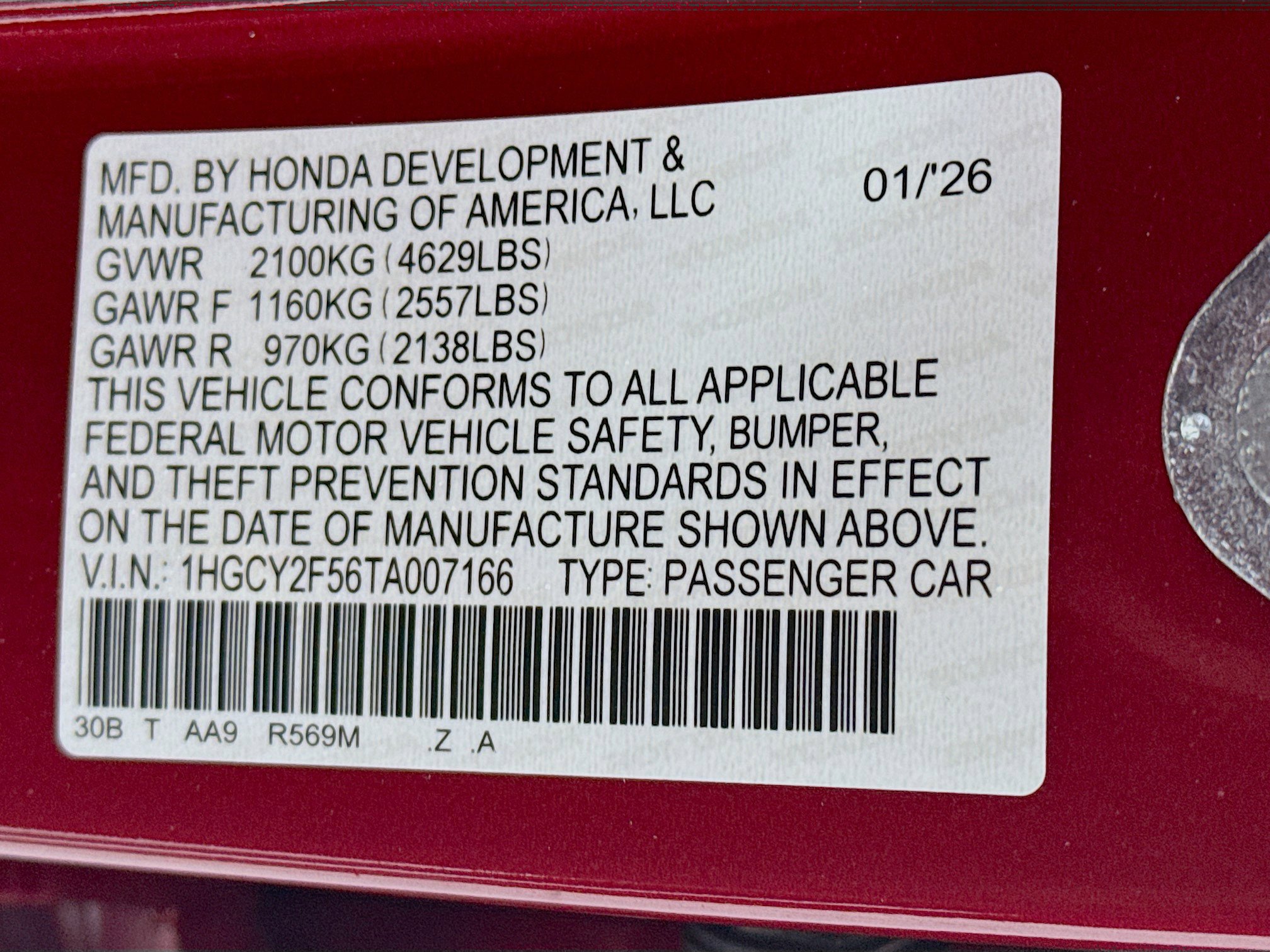 New 2026 Honda Accord Sport image 31