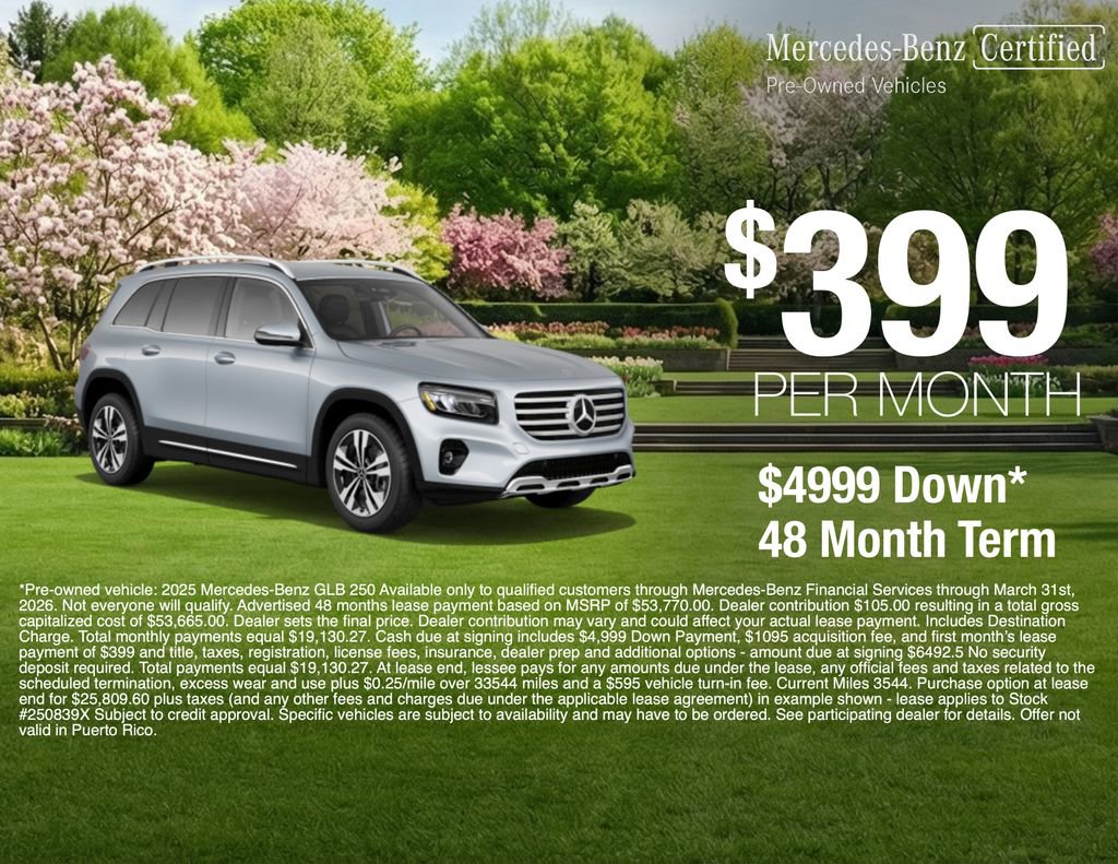 Certified 2025 Mercedes-Benz GLB 250 4MATIC image 3