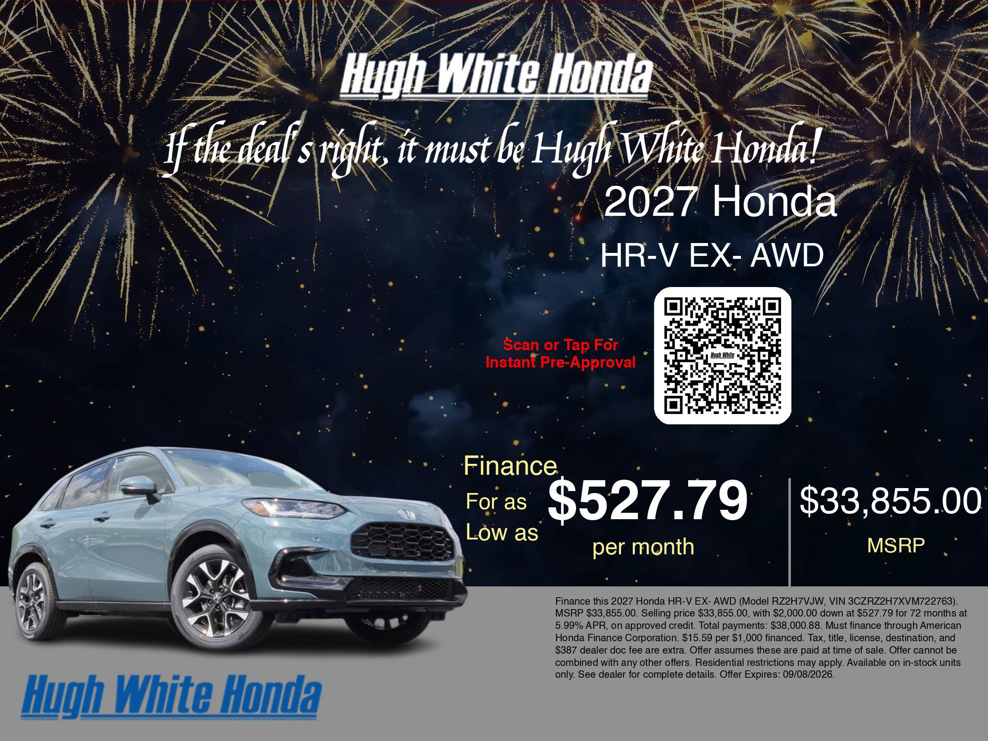 New 2027 Honda HR-V EX-L image 7