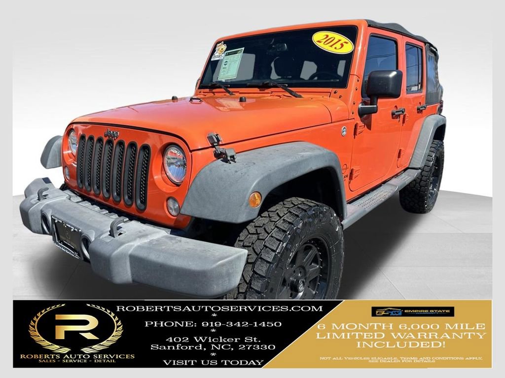 Used 2015 Jeep Wrangler Unlimited Sport w/ Quick Order Package 24S
