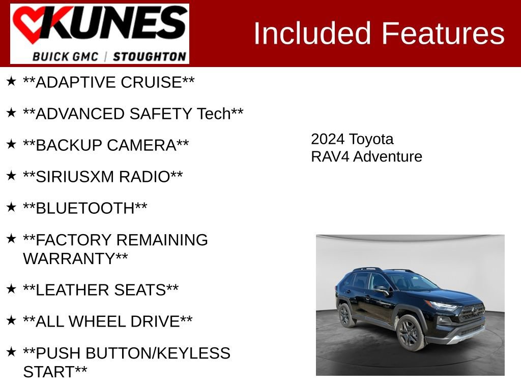 Used 2024 Toyota RAV4 Adventure AWD/4WD image 2