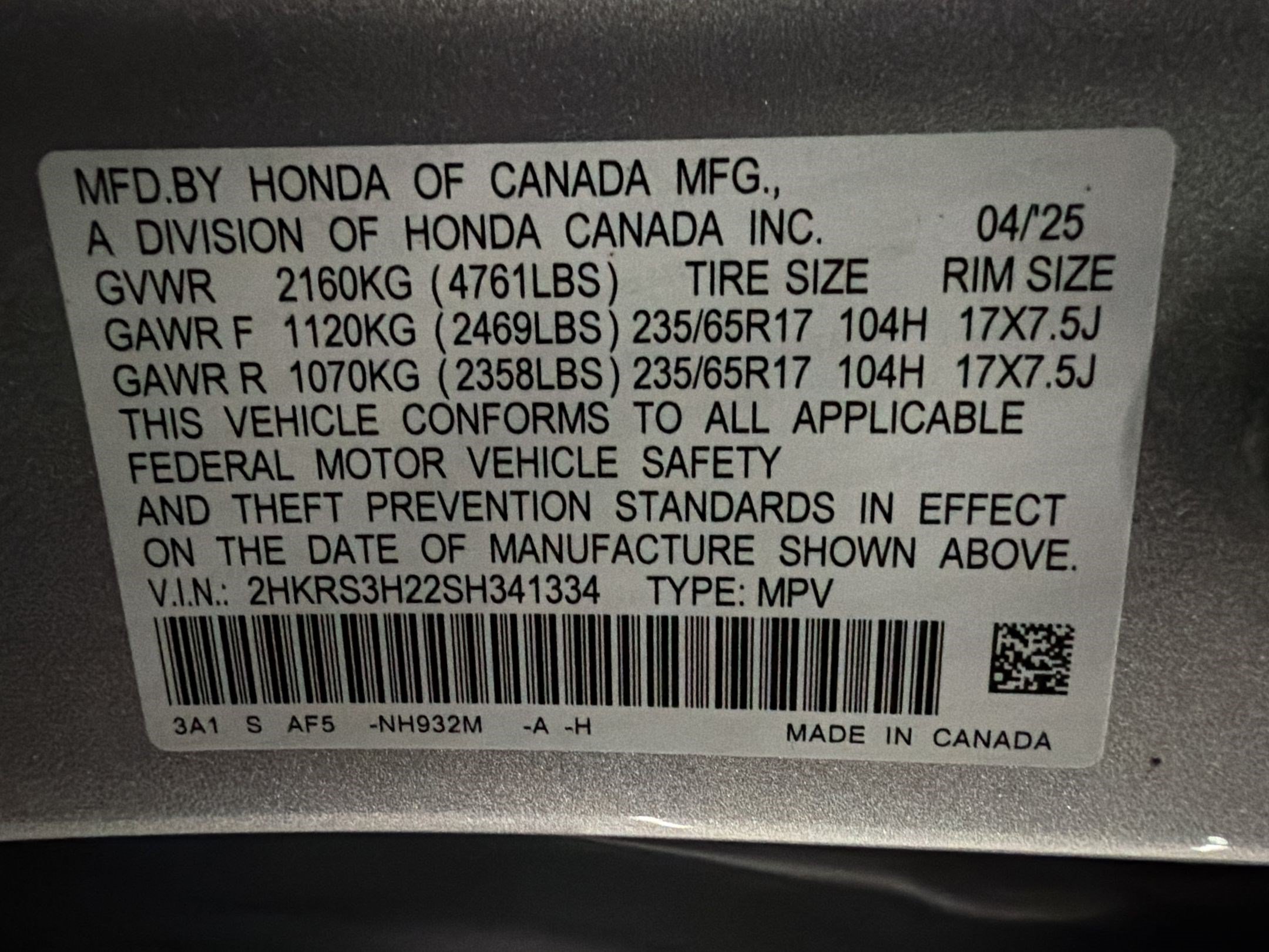 Used 2025 Honda CR-V LX image 25