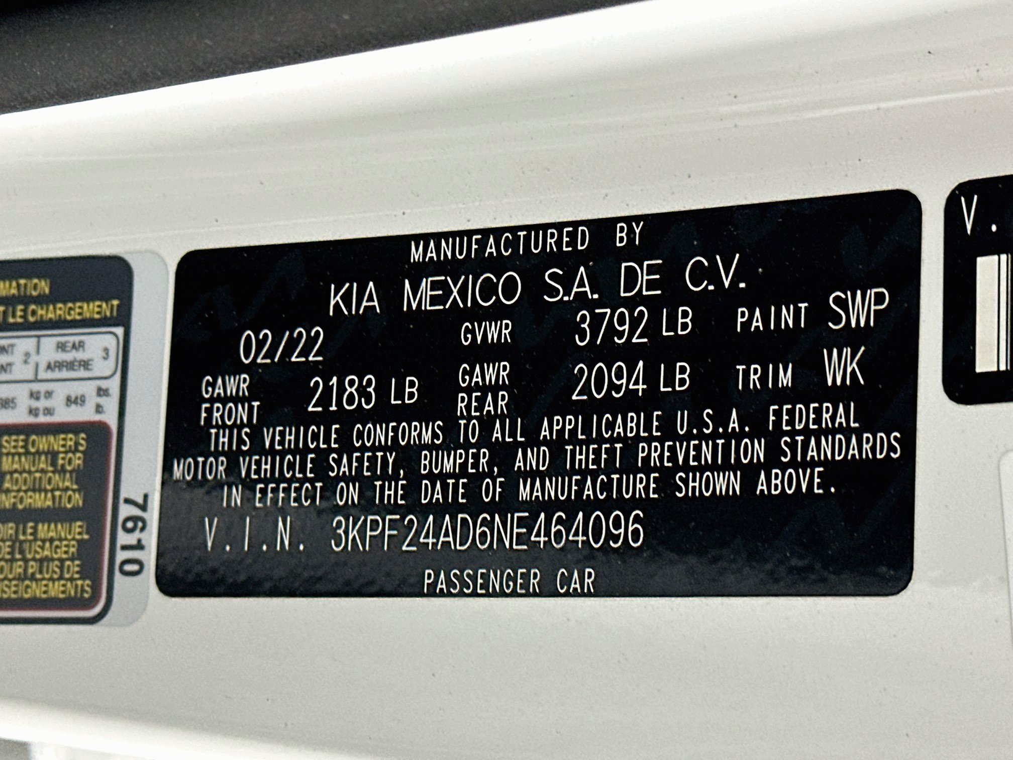 Used 2022 Kia Forte LXS FWD image 12