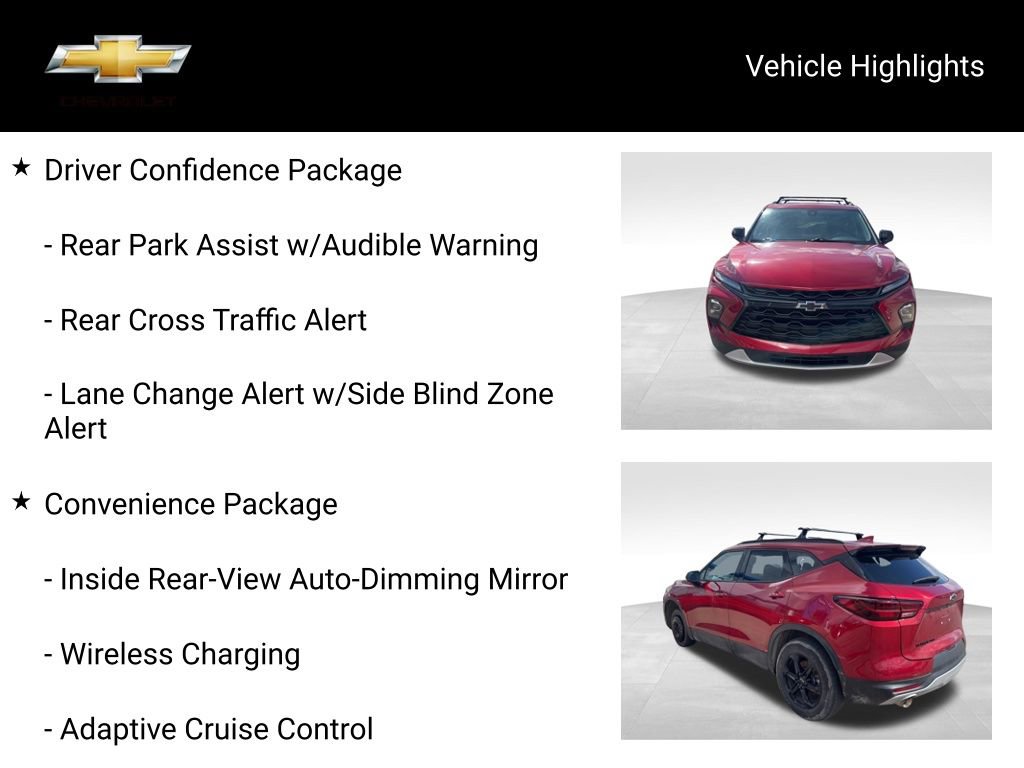 Certified 2024 Chevrolet Blazer LT w/ Convenience Package image 21