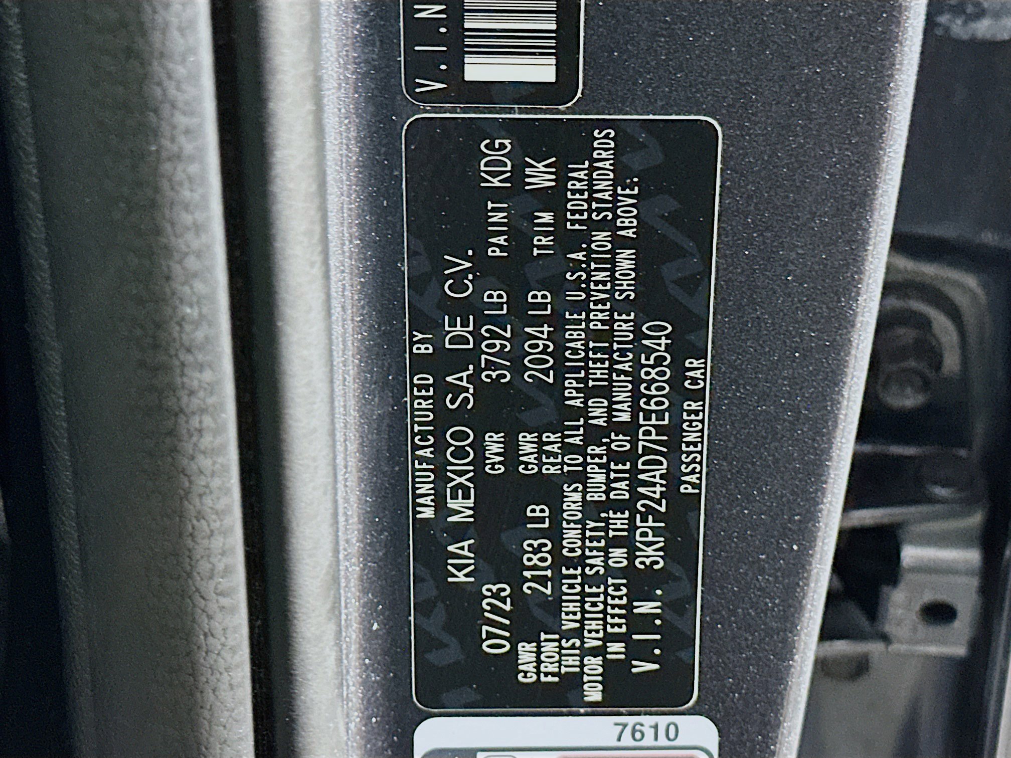 Used 2023 Kia Forte LXS image 12