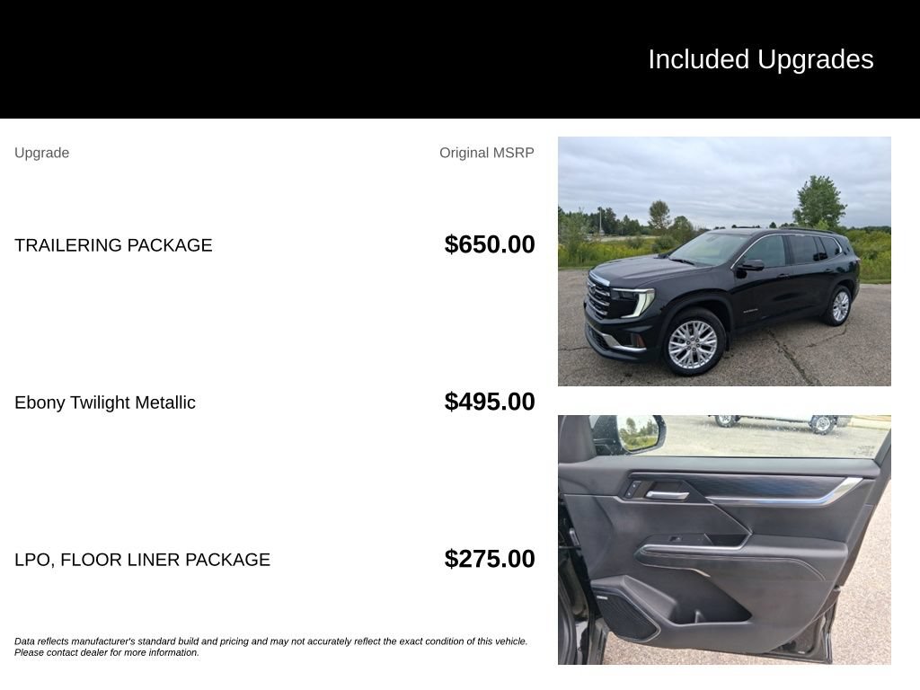 Used 2024 GMC Acadia Elevation w/ Trailering Package AWD/4WD image 5