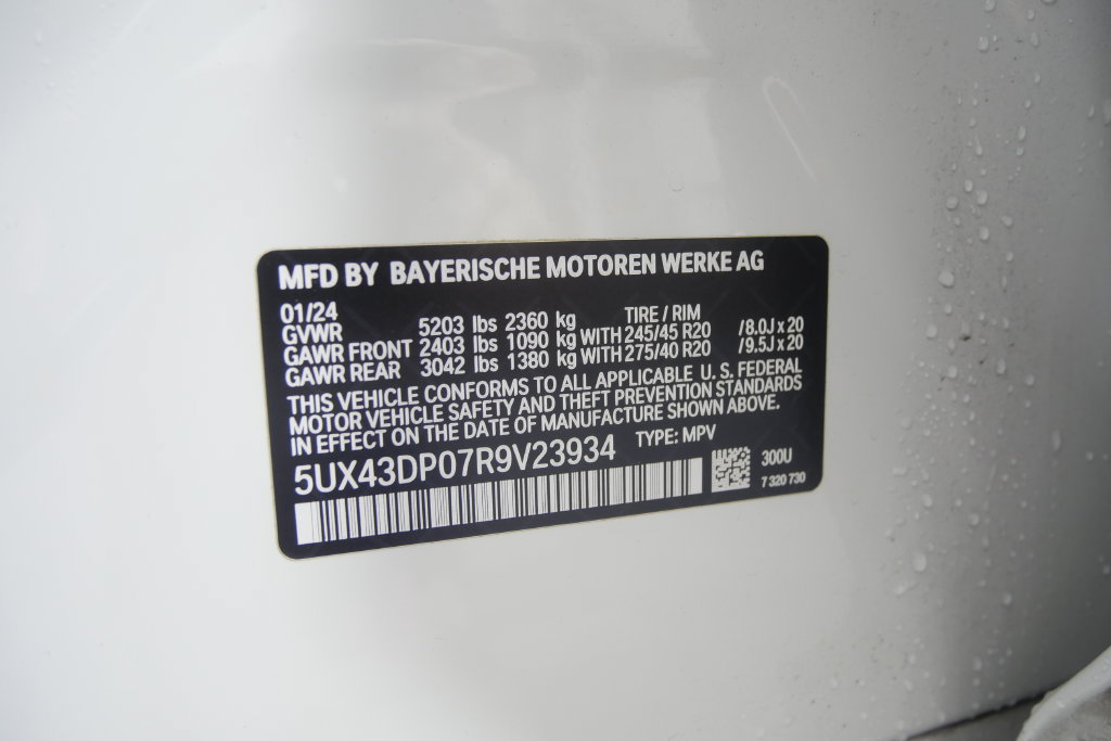 Certified 2024 BMW X3 sDrive30i w/ M Sport Package RWD image 27