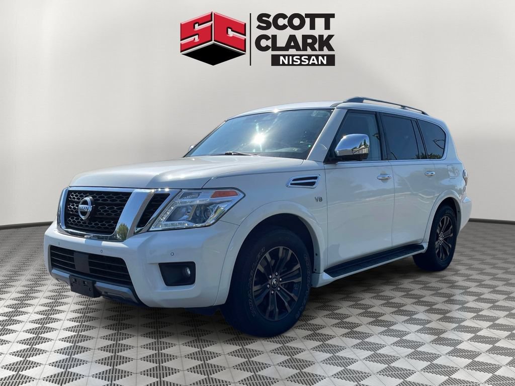 Used 2019 Nissan Armada Platinum w/ Captain's Chairs Package AWD/4WD image 3