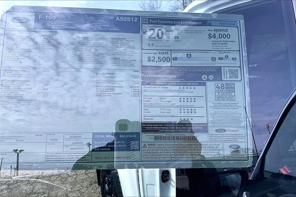 New 2026 Ford F150 XLT w/ Equipment Group 302A MID AWD/4WD image 13