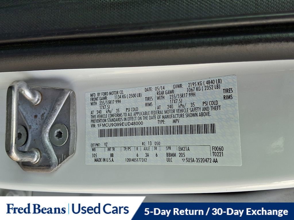 Used 2014 Ford Escape SE w/ Equipment Group 201A AWD/4WD image 27