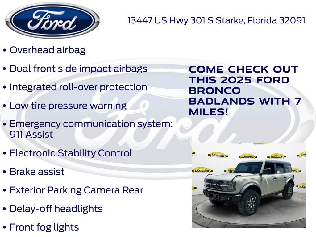 New 2025 Ford Bronco Badlands image 30
