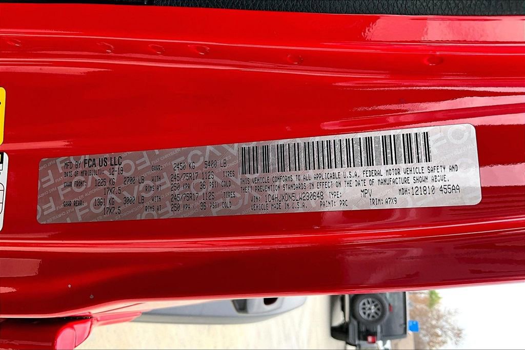 Certified 2020 Jeep Wrangler Unlimited Sport S image 33