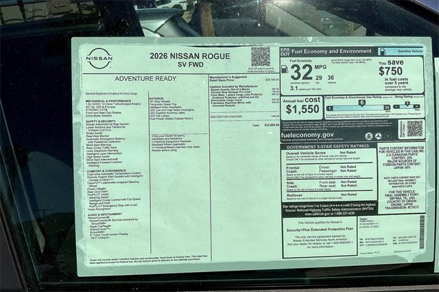 New 2026 Nissan Rogue SV image 16