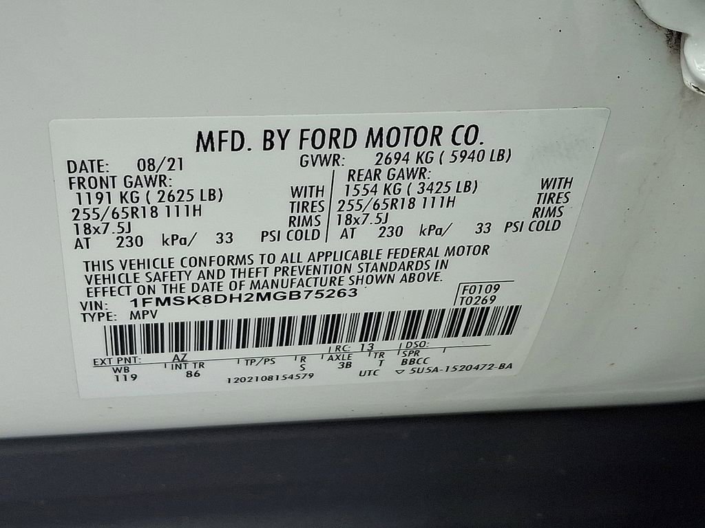 Used 2021 Ford Explorer XLT AWD/4WD image 27