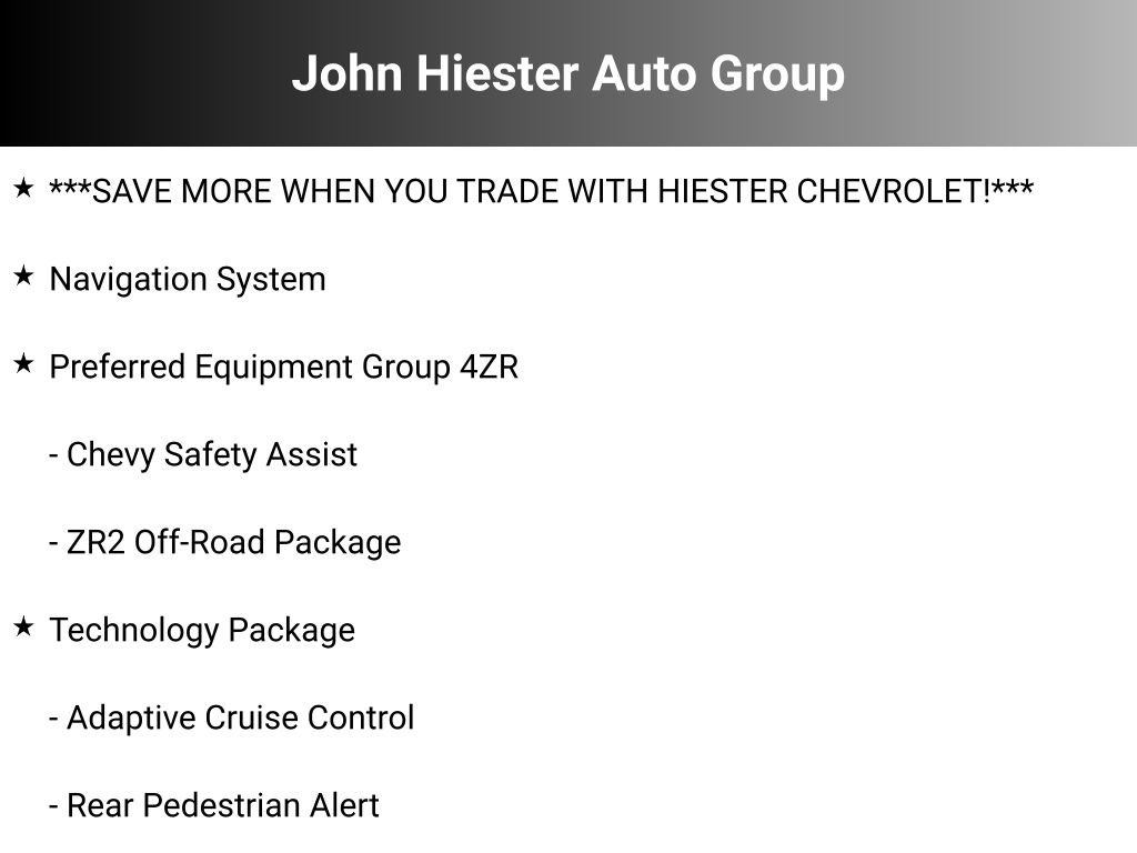 Certified 2025 Chevrolet Colorado ZR2 w/ Technology Package AWD/4WD image 20
