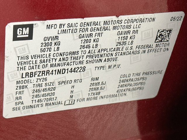 Used 2022 Buick Envision Avenir w/ Safety Package FWD image 39