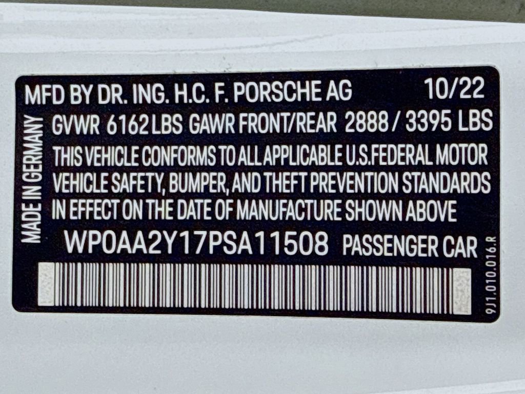 Certified 2023 Porsche Taycan w/ Premium Package RWD image 33