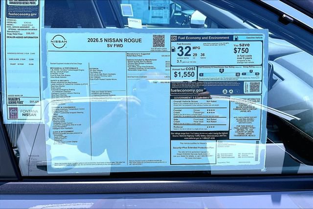 New 2026 Nissan Rogue SV FWD image 12