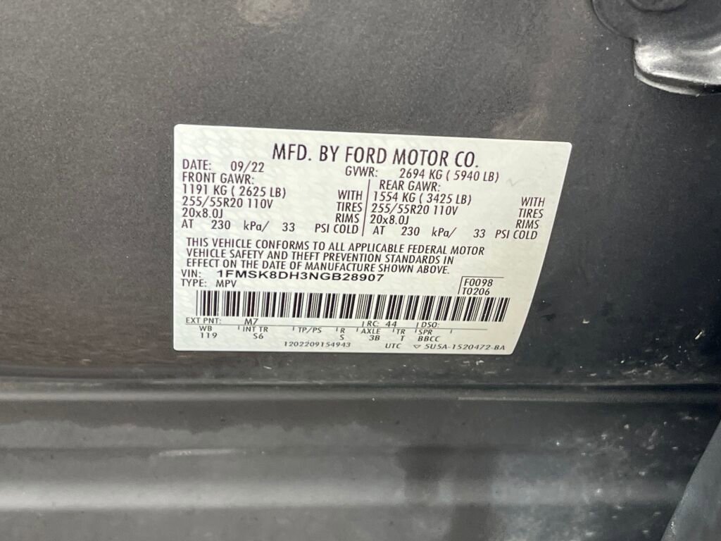 Used 2022 Ford Explorer XLT w/ Equipment Group 202A image 31