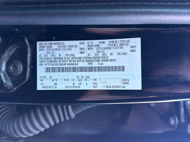 Used 2016 Ford F150 Lariat w/ Equipment Group 502A Luxury image 21